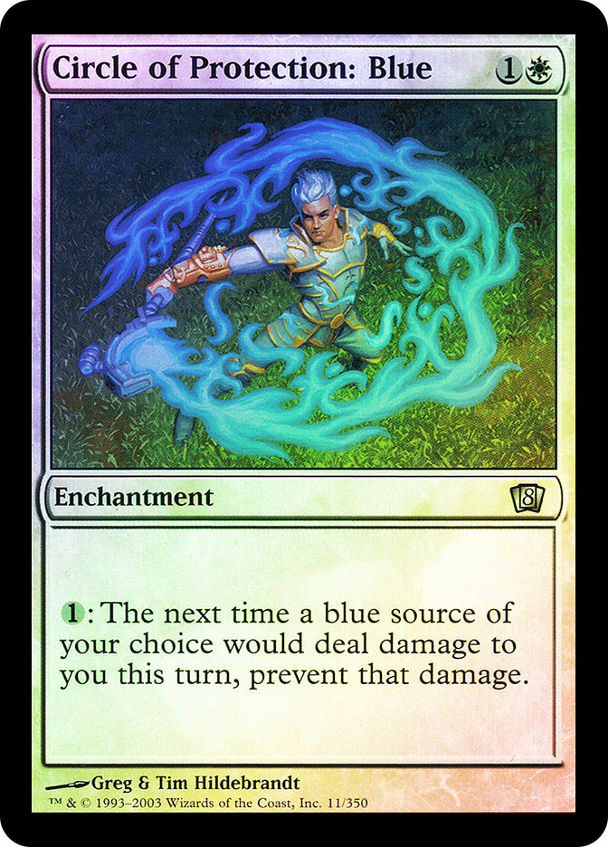 Circle Of Protection: Blue (Magic card)