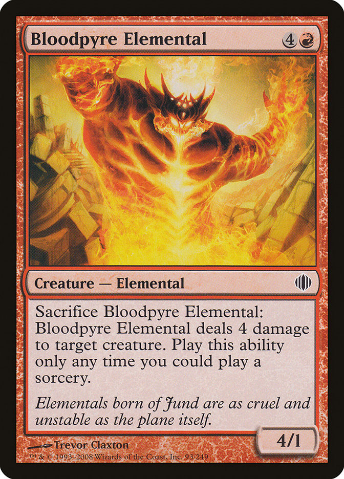 Bloodpyre Elemental (Magic card)