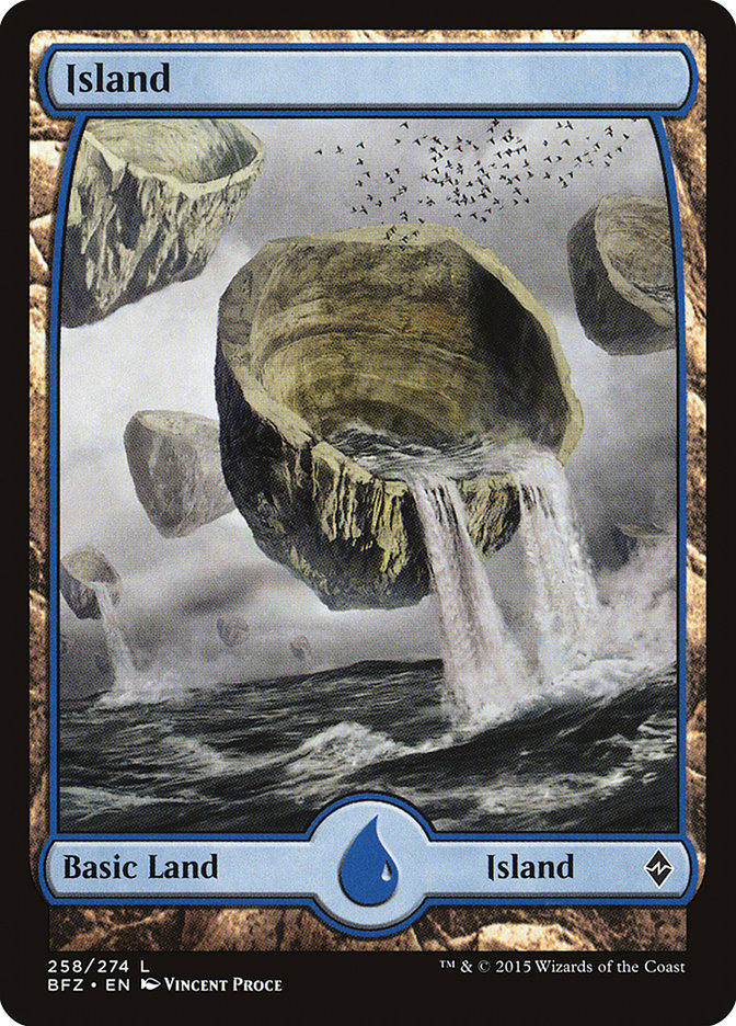 NM/PL ** 20 FOIL Island ** Magic The Gathering MTG Basic Land Card Lot 