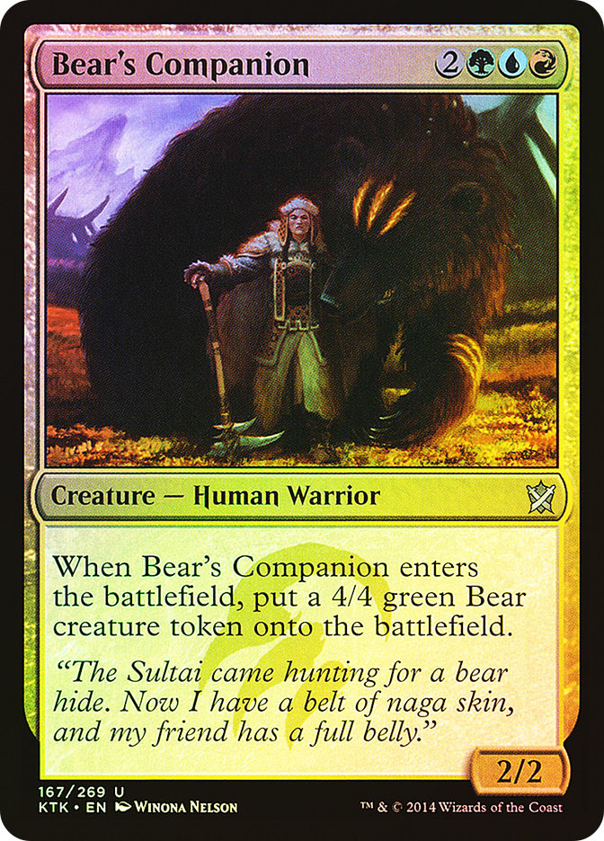 Bear's Companion (Magic card)