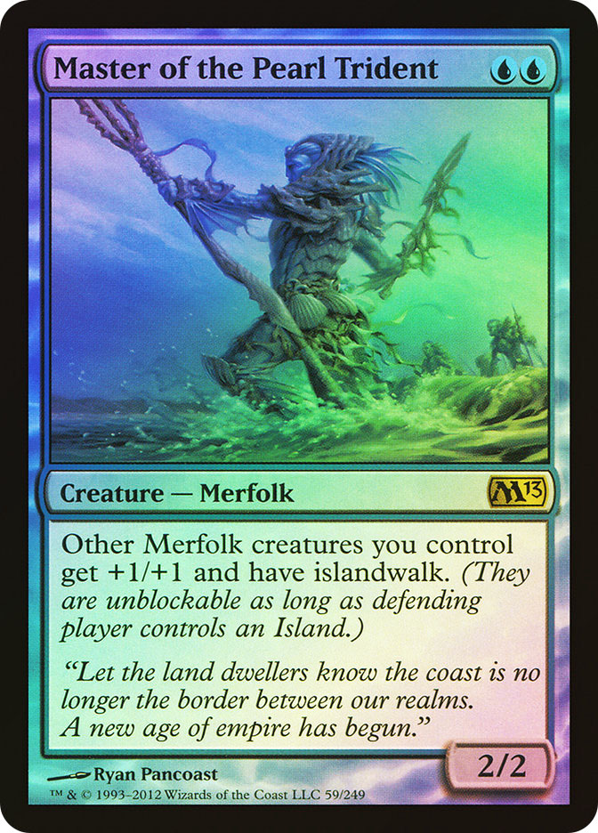 Master Of The Pearl Trident (Magic card)