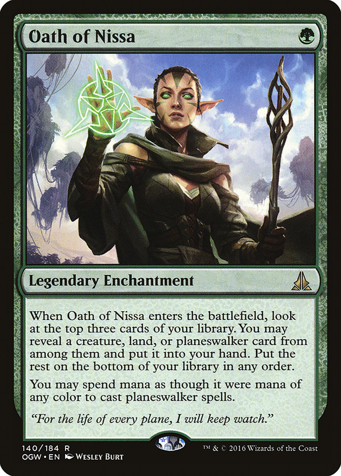 Oath Of Nissa (Magic card)