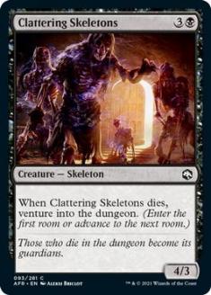 Clattering Skeletons