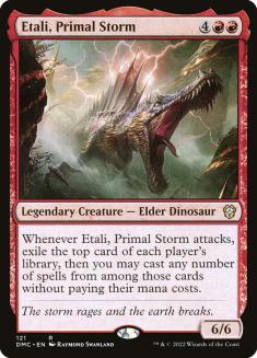Bronze-Blooded Custom EDH Deck 100 Magic Cards Red MTG Commander Purphoros 