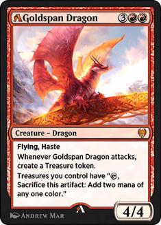 Goldspan Dragon (MTGA)