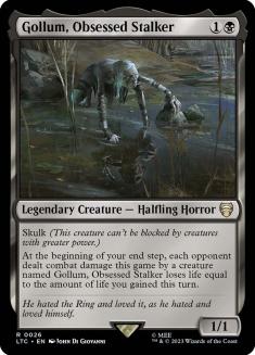 Question about Gollum, obsessed stalker : r/mtg