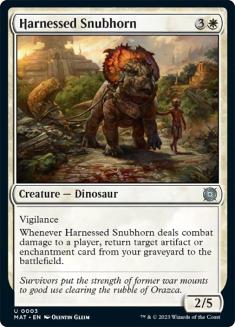 Harnessed Snubhorn