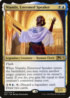 Niambi, Esteemed Speaker