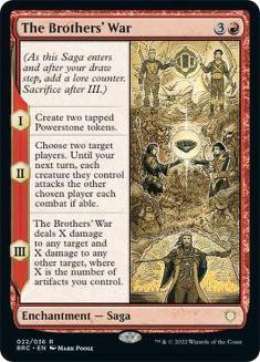 Magic: The Gathering The Brothers' War Commander Mazos | 4 mazos - 2  Alianza de Urza + 2 estandarte bruñido de Mishra