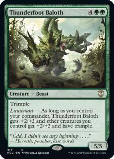 Mono Green commander deck with Toski, Bearer of secrets as the