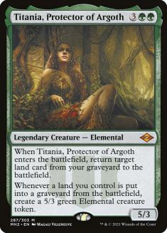 Cards - Titania, Voice of Gaea