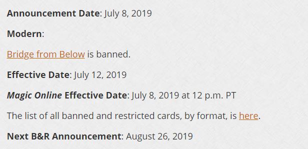 Banned in Modern