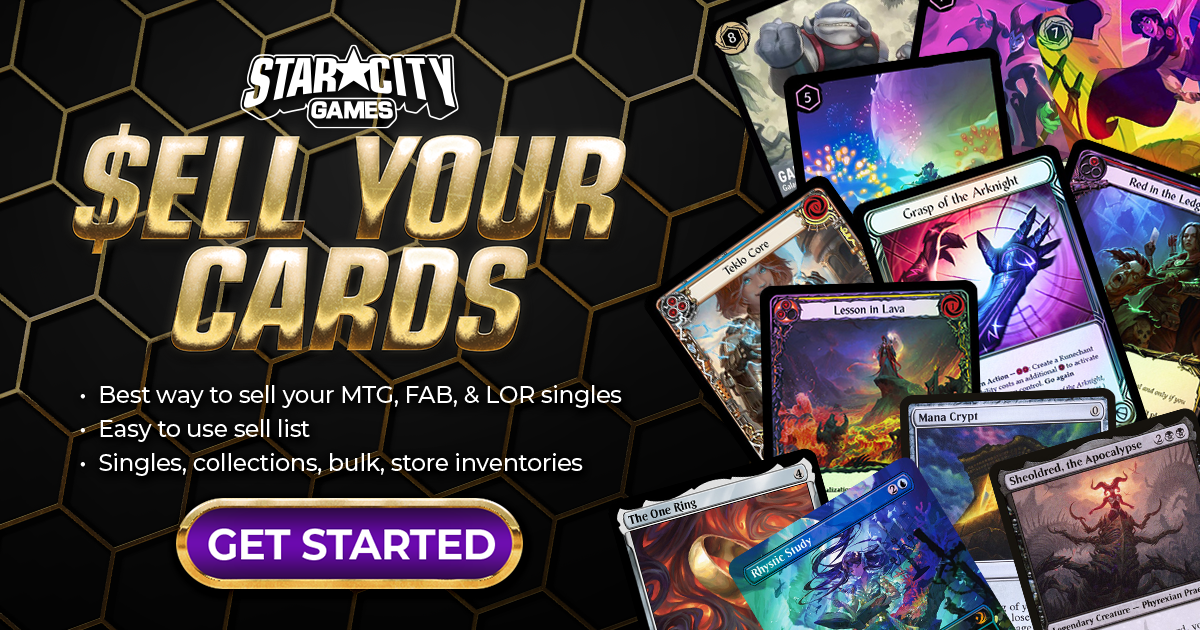 Sell Your Magic: The Gathering - Star City Games Sell Your Cards